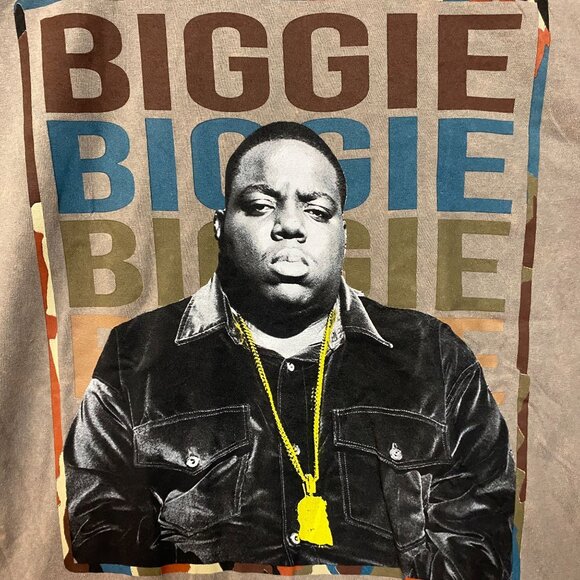 The Notorious B.I.G. Biggie Smalls Graphic Design T-Shirt Large - Picture 2 of 4